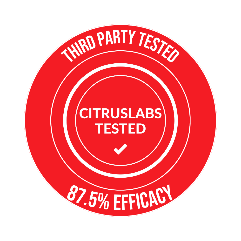 Independent Testing study for High-Not: 87.5% Efficacy - High Not