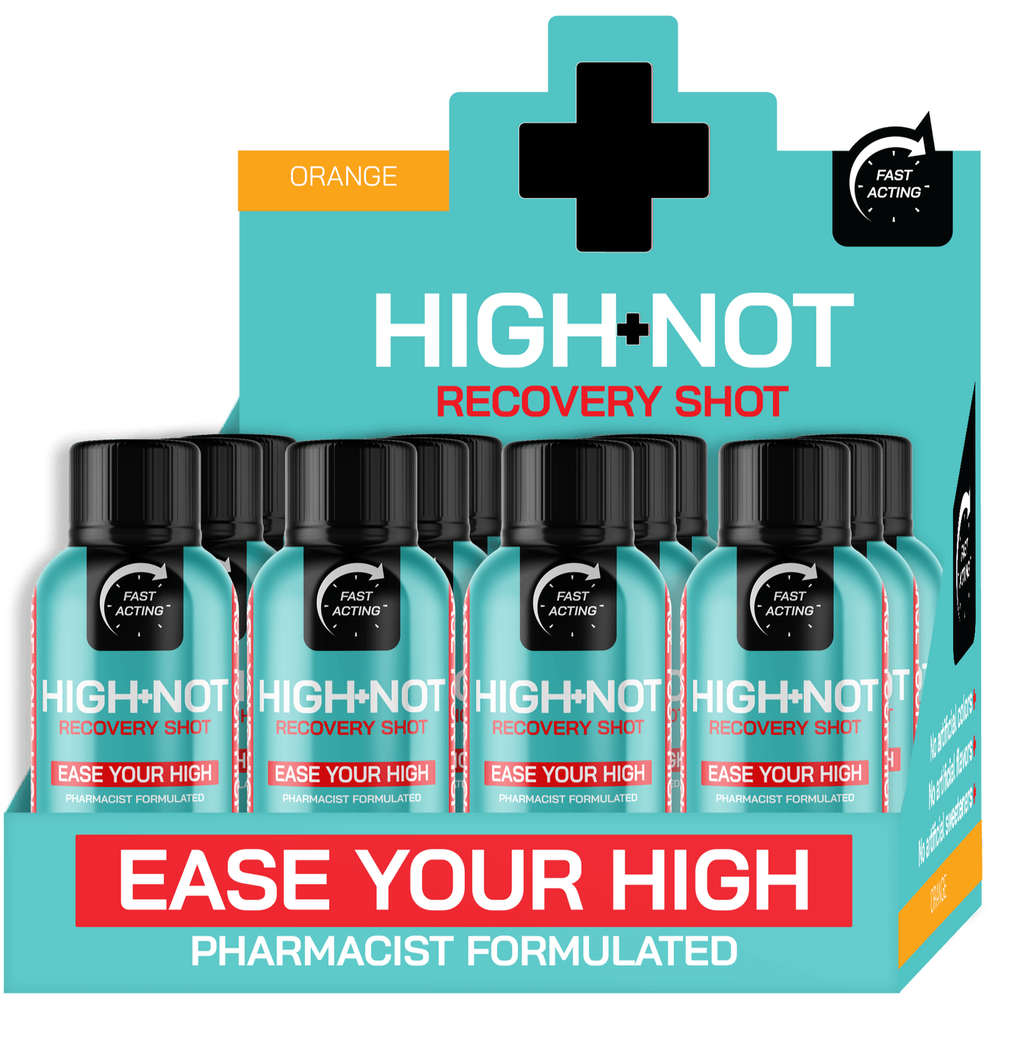 12 Count - Orange flavor - Regular Strength - High Not